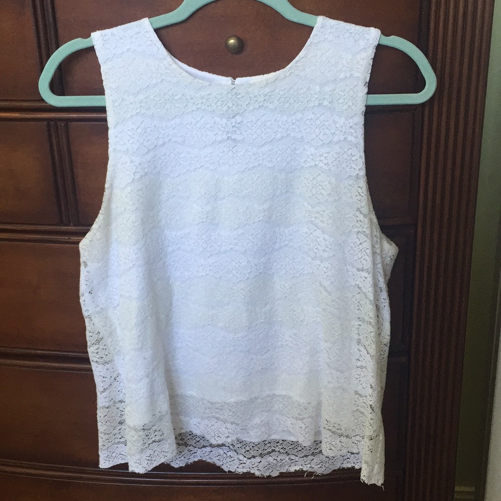 White Lace Top